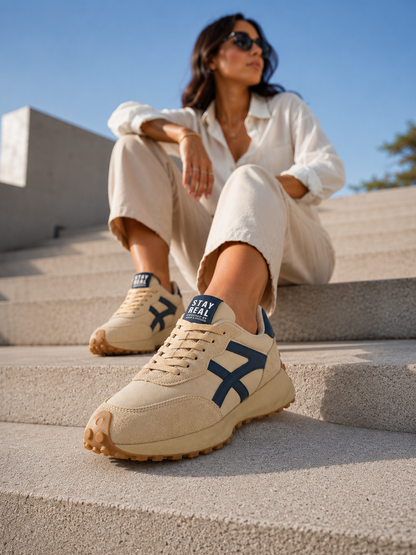 Sofia | Dame Casual Snøre Platforms Sko