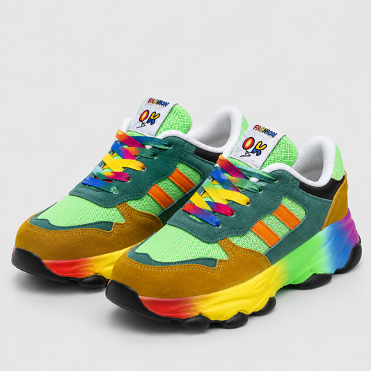 Ida | Dame Klassisk Farverige Platform Sneakers