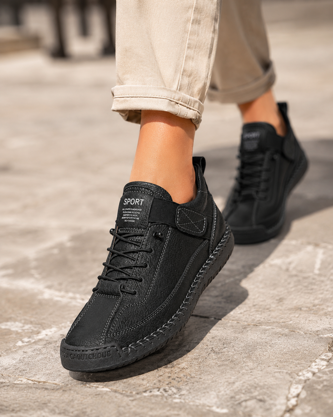 Freja | Dame Klassiske Snørede Sneakers